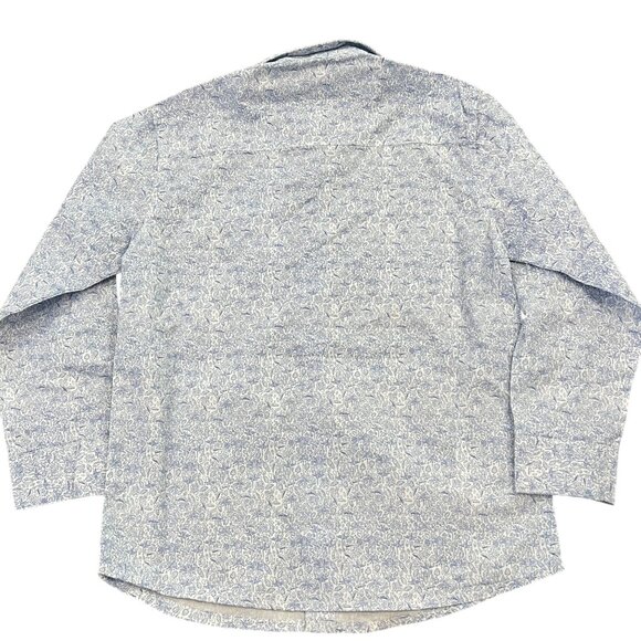 Mayoral Ecofriends Boys Long Sleeve Floral Button-Up Shirt Size 4 100% Cotton NW - Picture 2 of 4